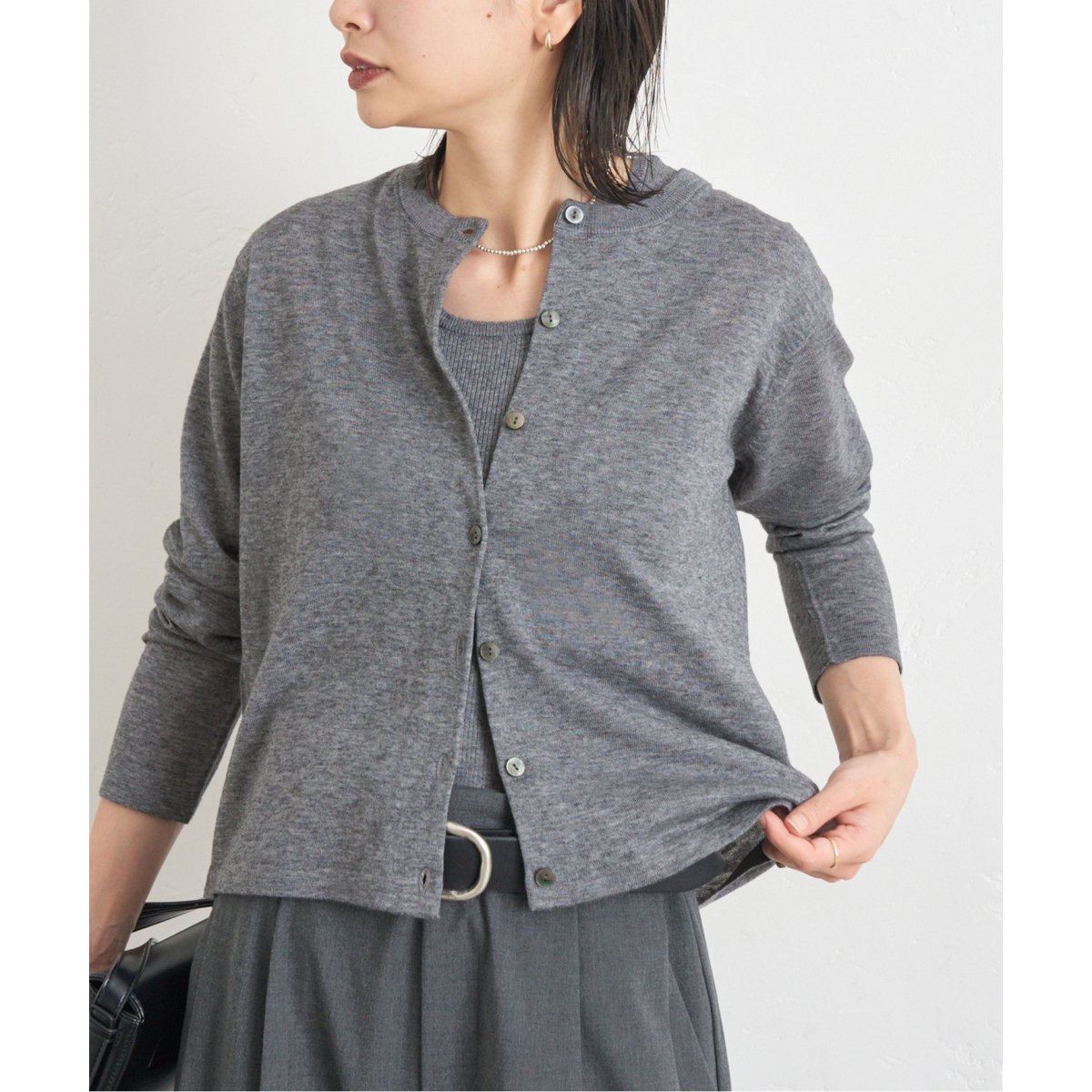 パナマギャザースリーブプルオーバー アイボリー かぐれ かぐれ