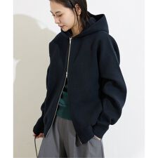 《追加予約》【洗える】ダブルニットフーディ
