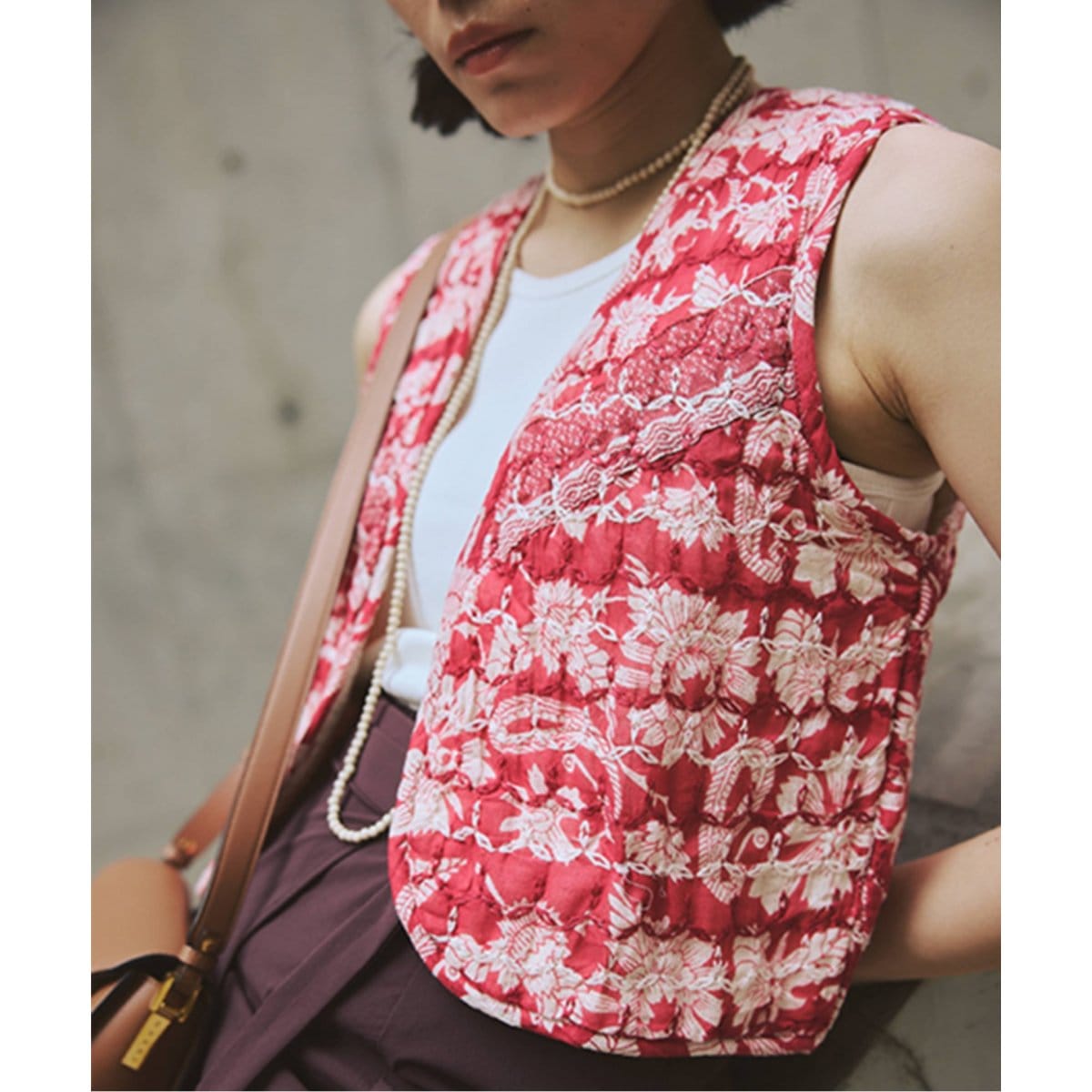kiarisvintage JOURNALSTANDARD キルトステッチベスト □【KIARIS vintage＆closet×JS】 キルトステッチベスト