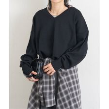 《WEB限定予約》ウォッシャブルTEXBRID Vプルオーバー