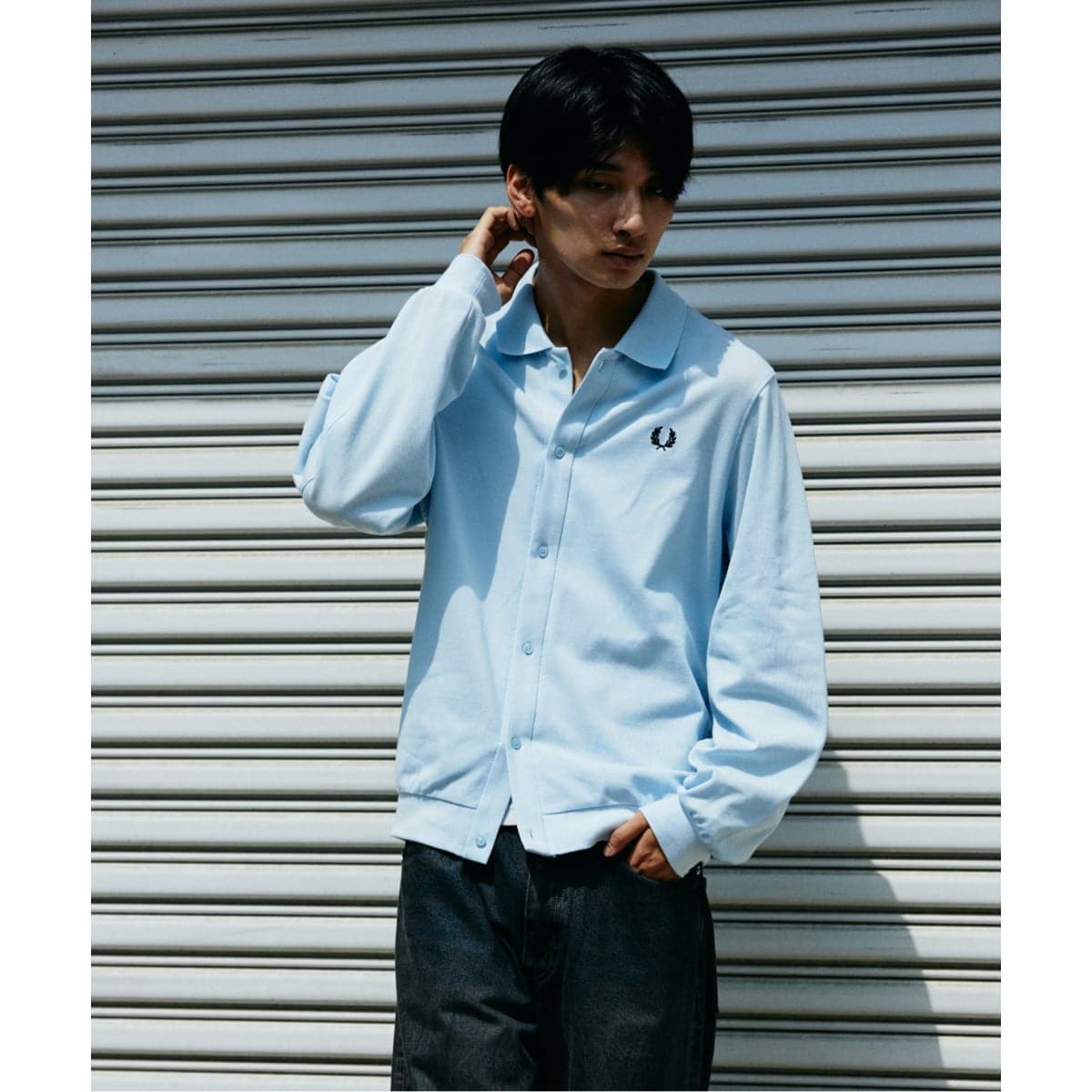 FRED PERRY【別注 フル ボタン ピケ ポロシャツ】 ジャーナルスタンダード JOURNAL STANDARD FRED PERRY / フレッド