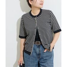 【&FUNCTION】【 接触冷感・UVカット 】ハーフスリーブカーディガン