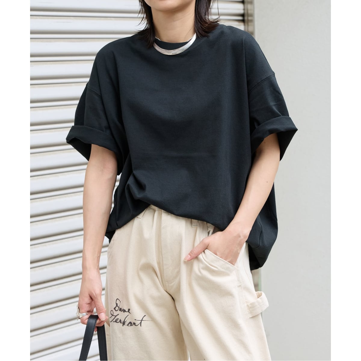 2024タグ付き　JOURNAL STANDARD　カットオフスウェット 追加》タックスウェットTシャツ（Tシャツ/カットソー）｜JOURNAL