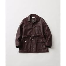 《予約》【FOLL/フォル】new zealand lamb leather wardrobe bl