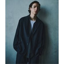 【FOLL/フォル】washed wool gaba daily jacket