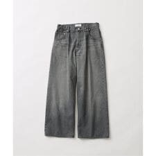 《予約》【FOLL/フォル】black baggy wardrobe jeans