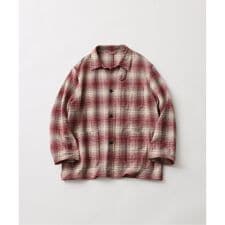 《予約》【FOLL/フォル】flannel check pyjama jacket