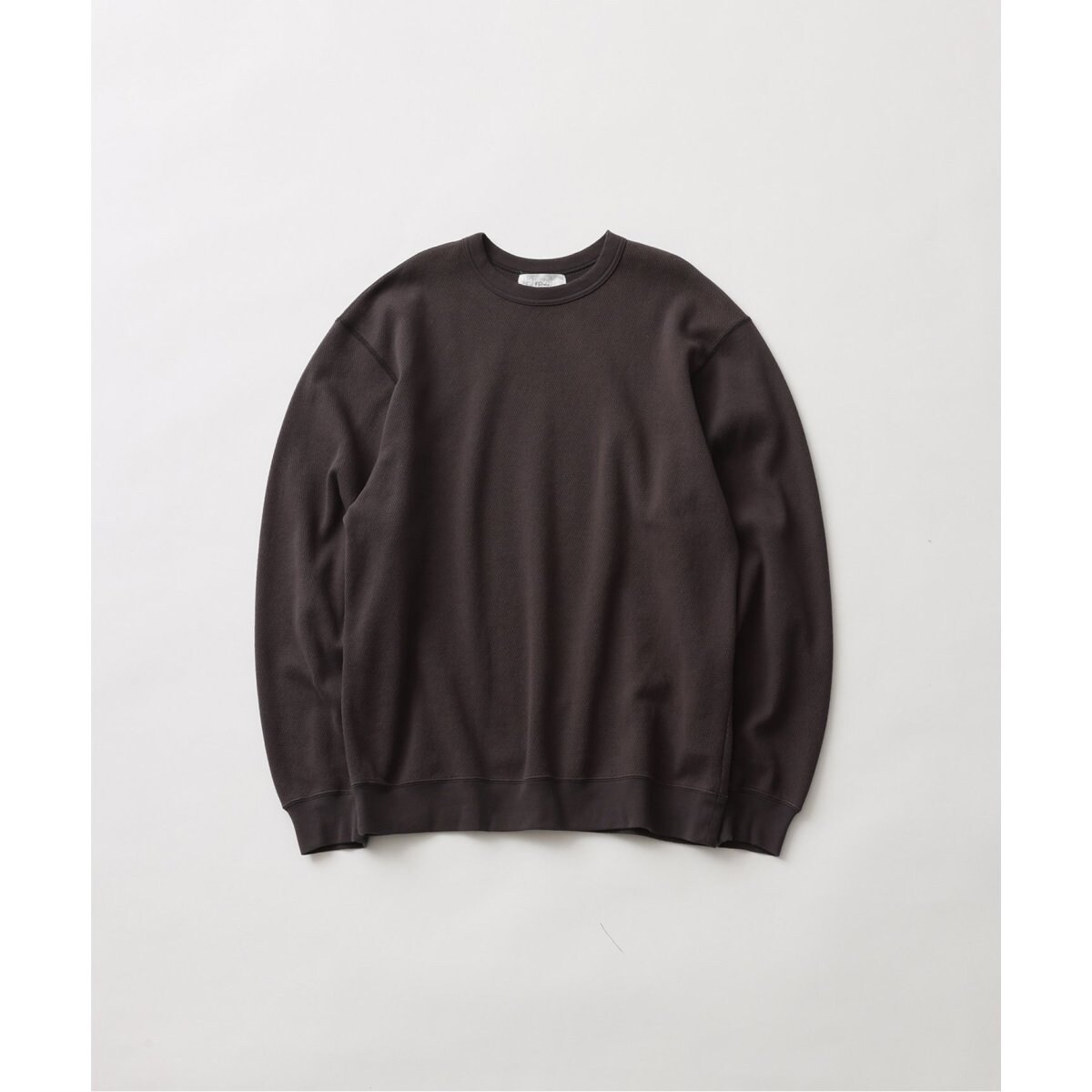 【FOLL / フォル】 ソフトタッチ ヘビーワッフル クルーネック FOLL / フォル】ソフトタッチヘビーワッフルクルーネック