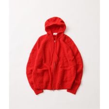 《予約》【FOLL/フォル】washed soft wool zip parka