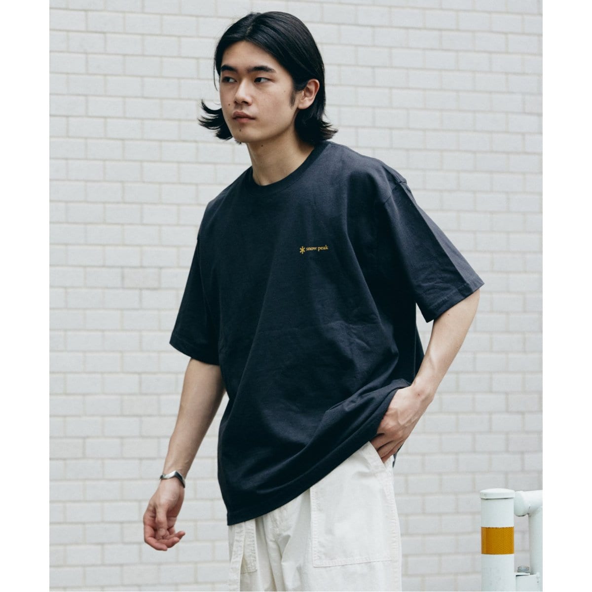 志村けん × JOURNAL STANDARD Tシャツ　黒　L 志村けん × JOURNAL STANDARD Tシャツ（Tシャツ／カットソー