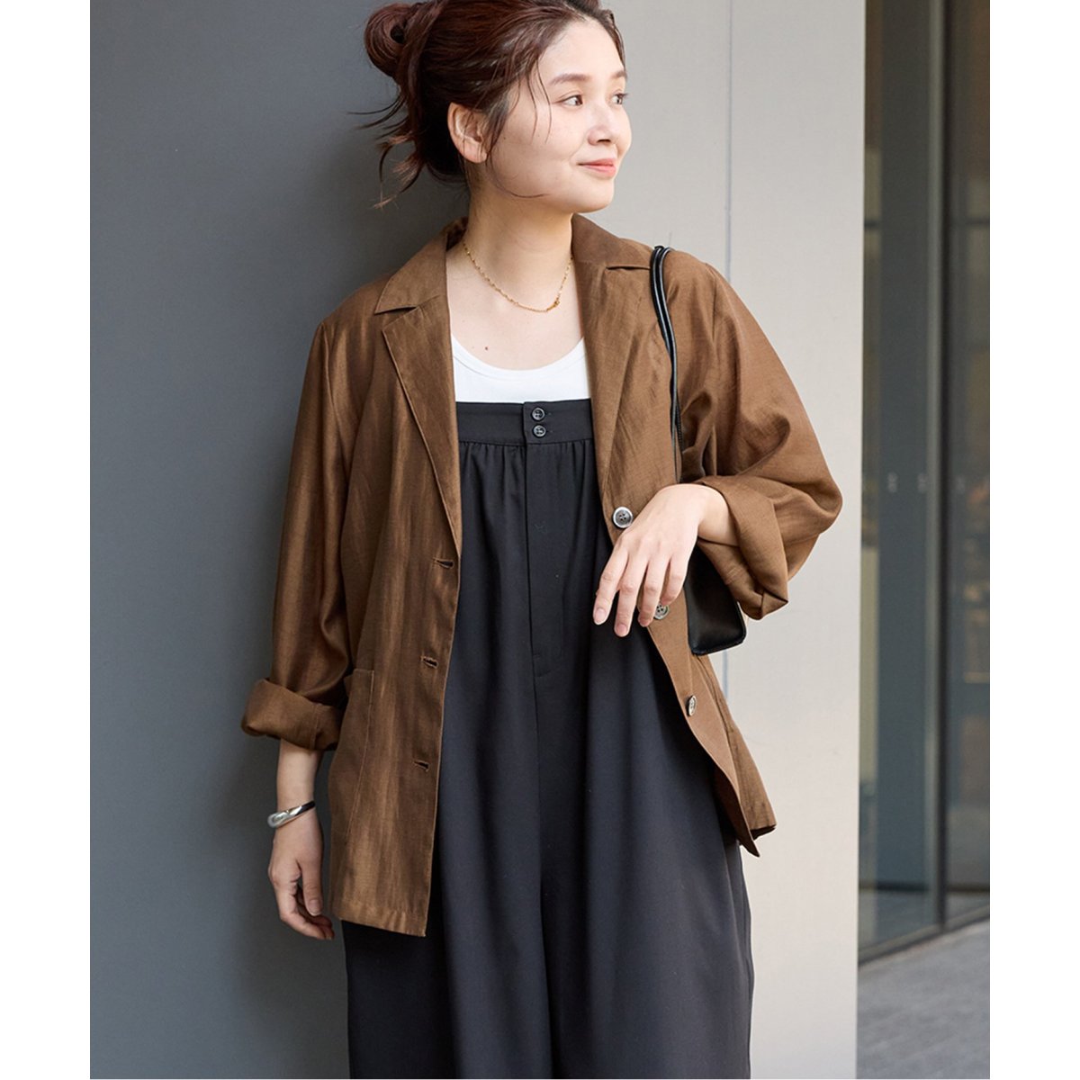 【spick&span 】ライトドライクロスハーフスリーブジャケット ≪追加≫ライトドライクロスハーフスリーブジャケット