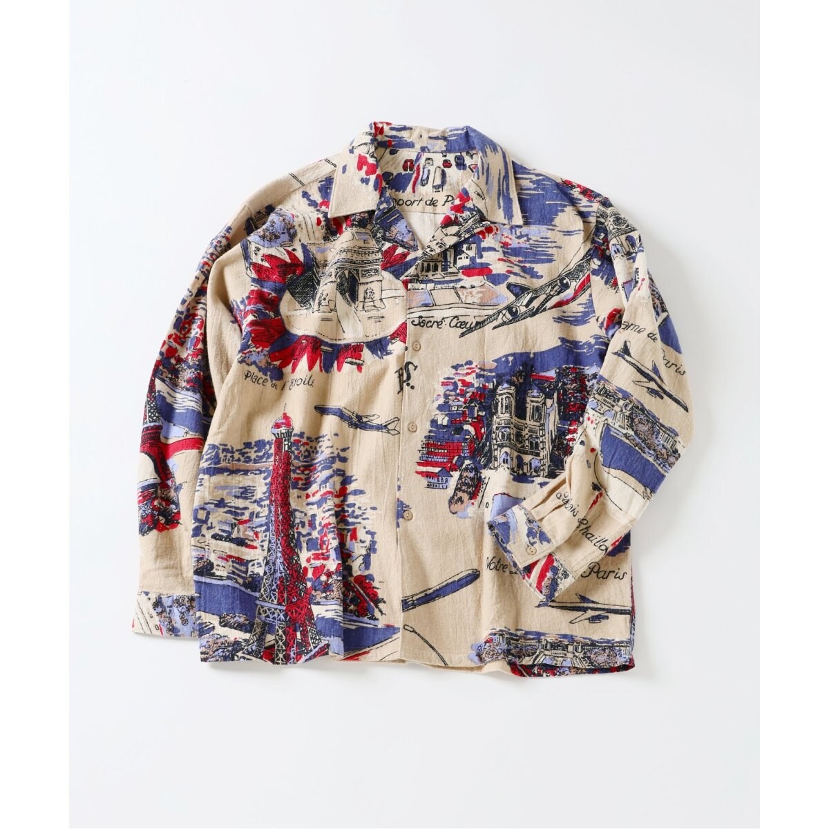 BINDU / ビンドゥー 別注 フランネル パターン シャツ　パリ □《予約》BINDU / ビンドゥー 別注 フランネル パターン シャツ