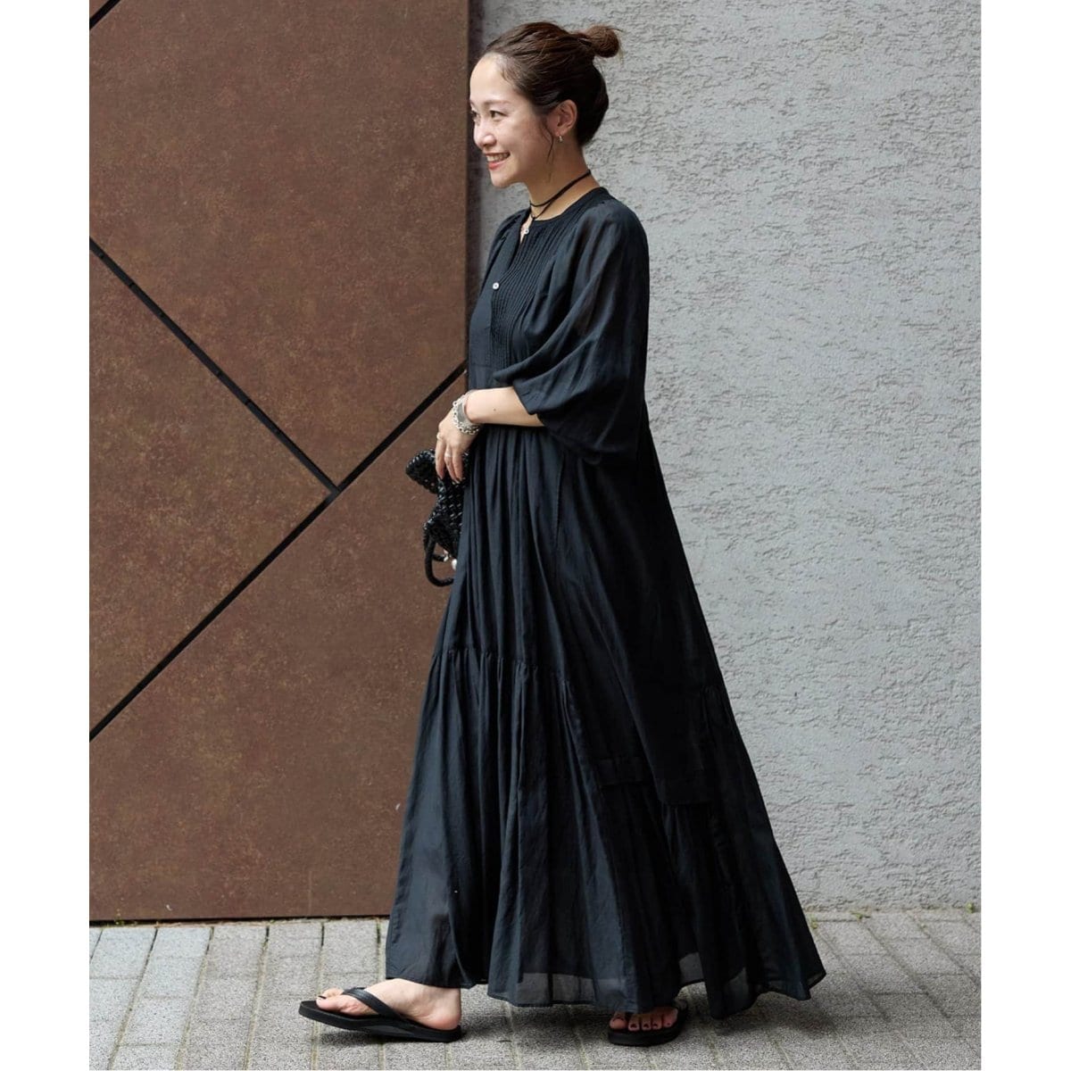 OAS/オーエーエス】 rapture aya terry dress：ミニドレス