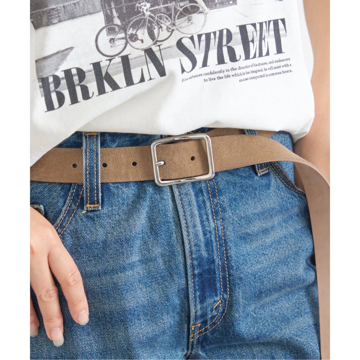 JOURNAL STANDARD レディースベルト　黒 JOURNAL STANDARD relume｜ジャーナルスタンダード レリュームの