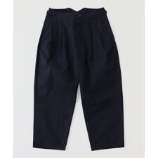 POSTELEGANT / ポステレガント high count cotton trousers