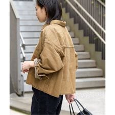 《追加予約》ライトオンスデニムクロップドシャツ
