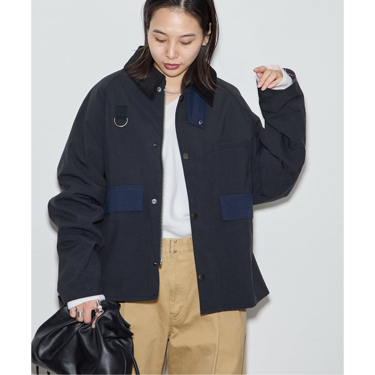 BARBOUR×JOURNAL STANDARD別注OS BURGHLEY 34 別注【Barbour/バブアー】OS BURGHLEY JS EXCLUSIVE:コート