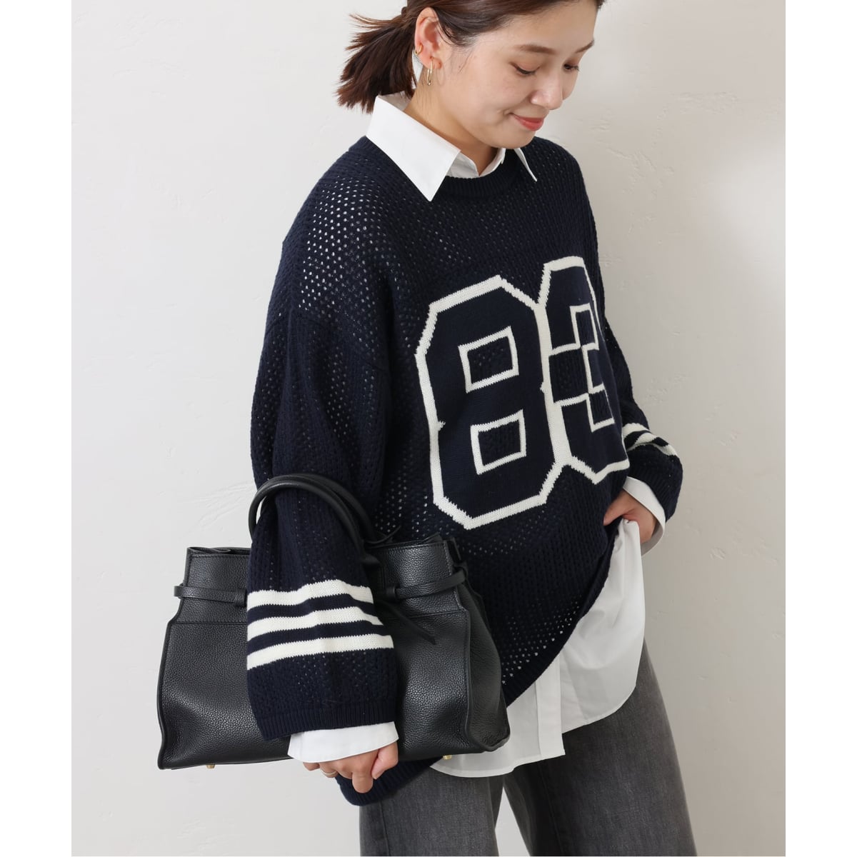 NOMA t.d./ノーマティーディー】Stripe Polo：ポロシャツ