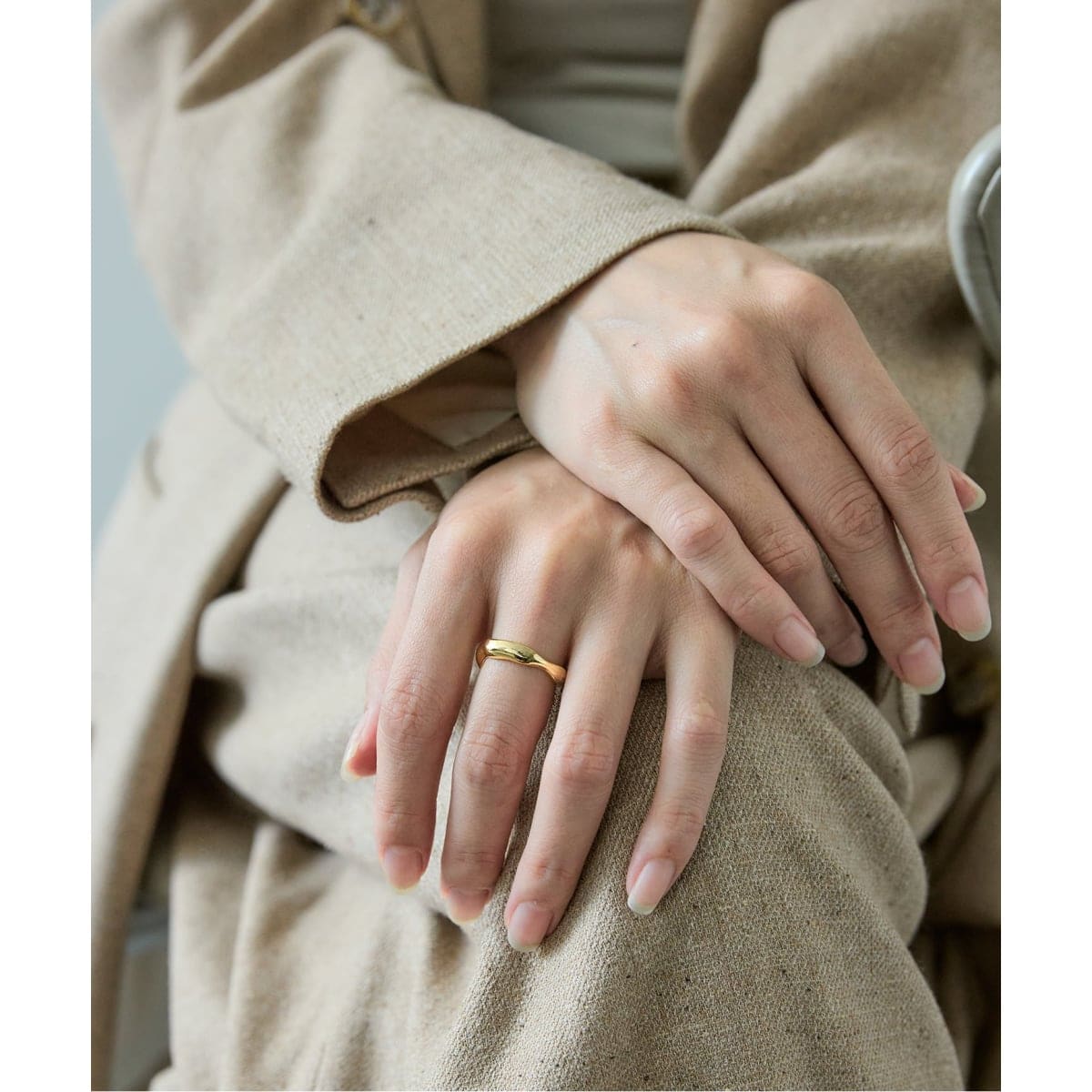 [}C]yJSjewelryzS925/K18 wave ring/W[iX^_[hiJOURNAL STANDARDj S[h