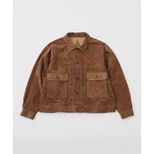 A LEATHER / エーレザー TRUCKER JACKET