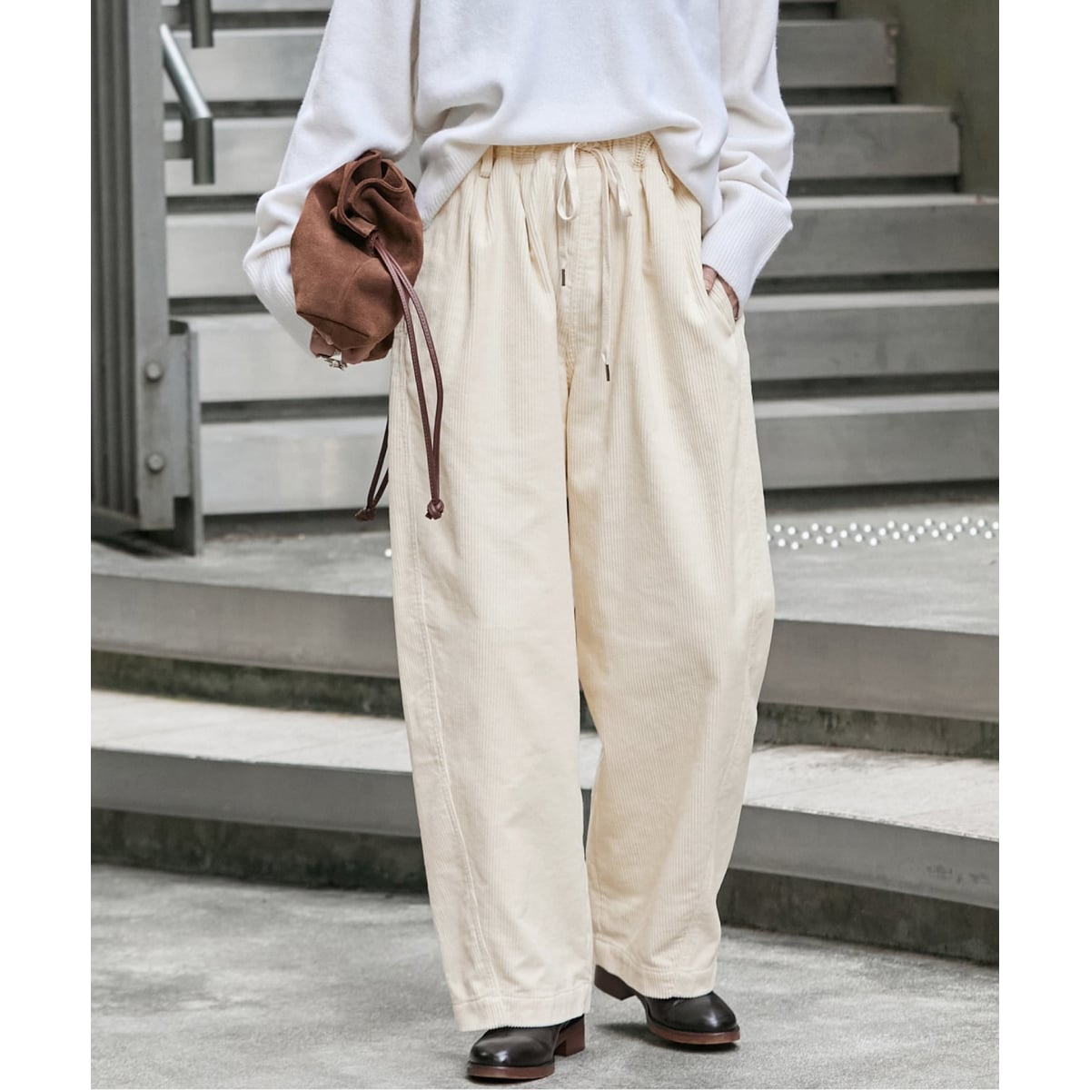 COUTURE D'ADAM/クチュールドアダム Glitter PT ベロアイージーパンツ