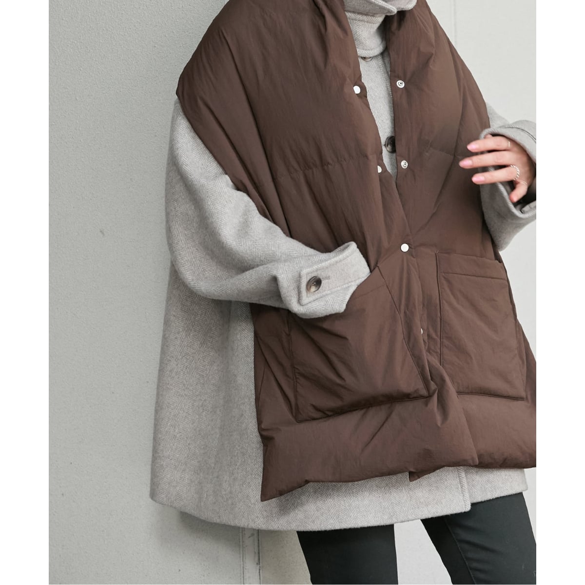 BASOLマフラーニットキャップ＆アームウォーマー | アダムエロペ(ADAM