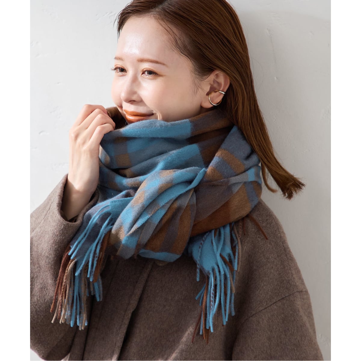 JOURNAL STANDARD カシミヤストール グレー系 ジャーナルスタンダード JOURNAL STANDARD 《追加2》Cashmere