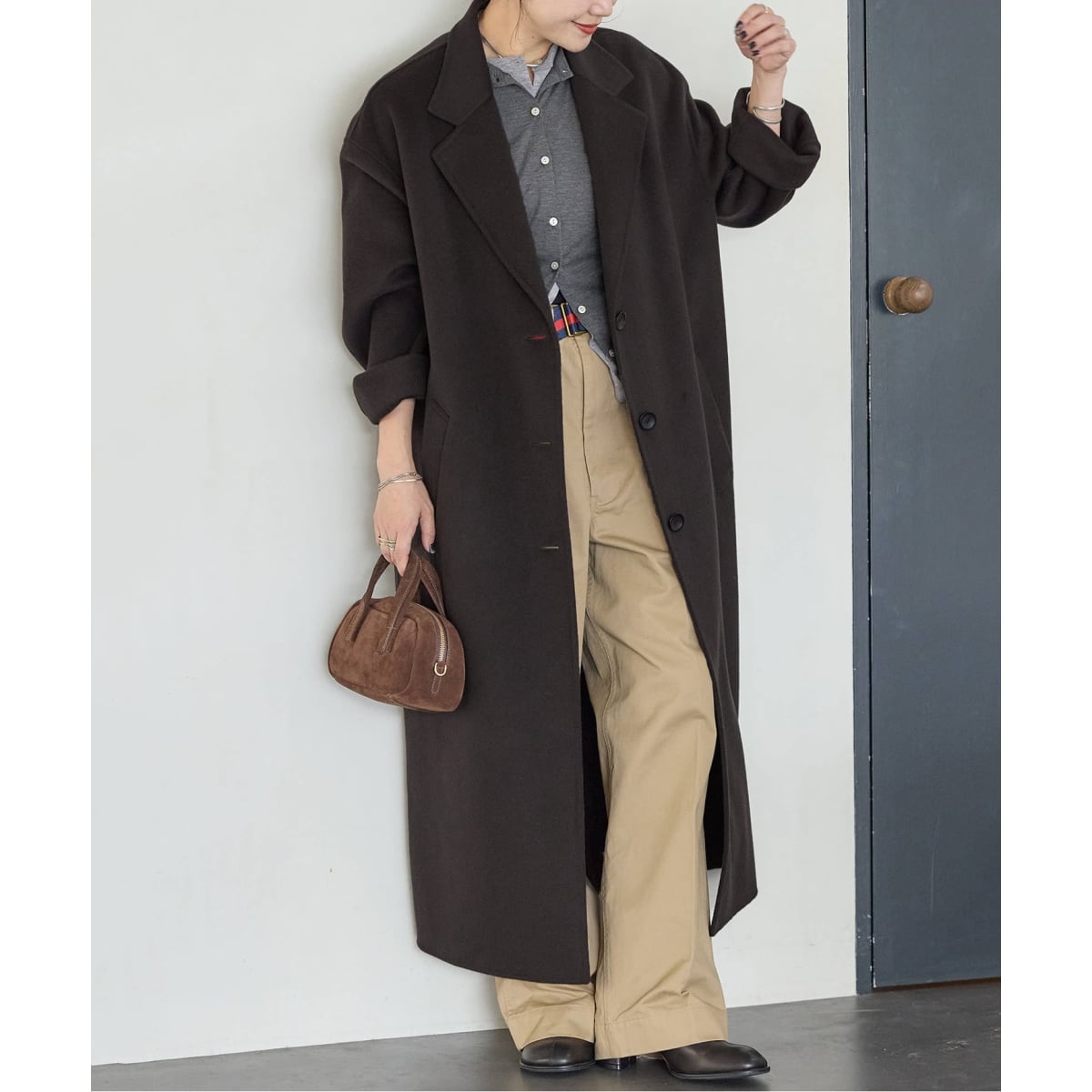 別注【Barbour/バブアー】OS BURGHLEY JS EXCLUSIVE：コート