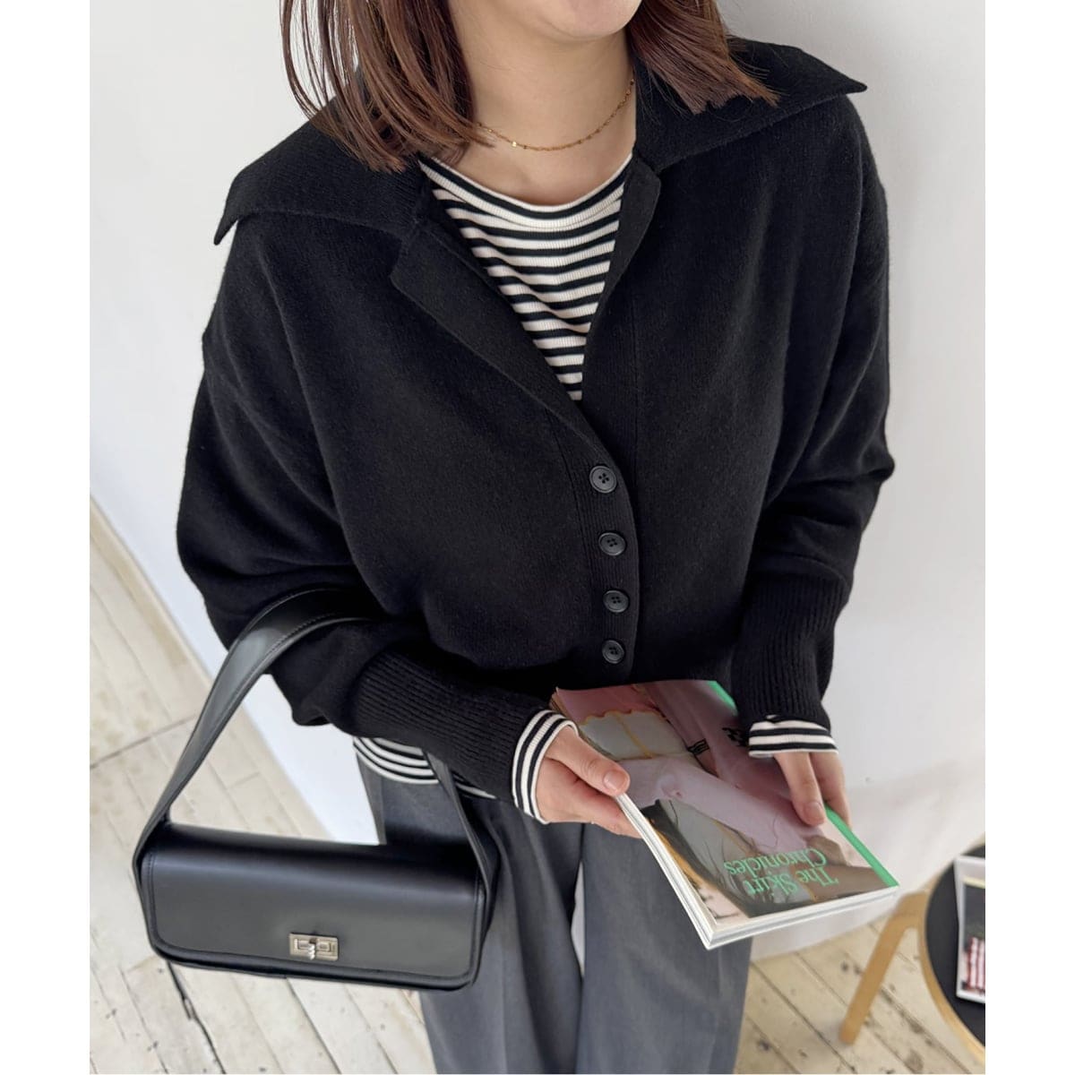JOURNAL STANDARD アイスコットンワイドVカーディガン JOURNAL STANDARD（ジャーナルスタンダード）の「アイスコットン