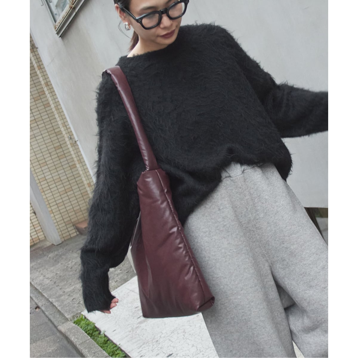 WEB限定追加》シャギークルーネックプルオーバー | ジャーナル