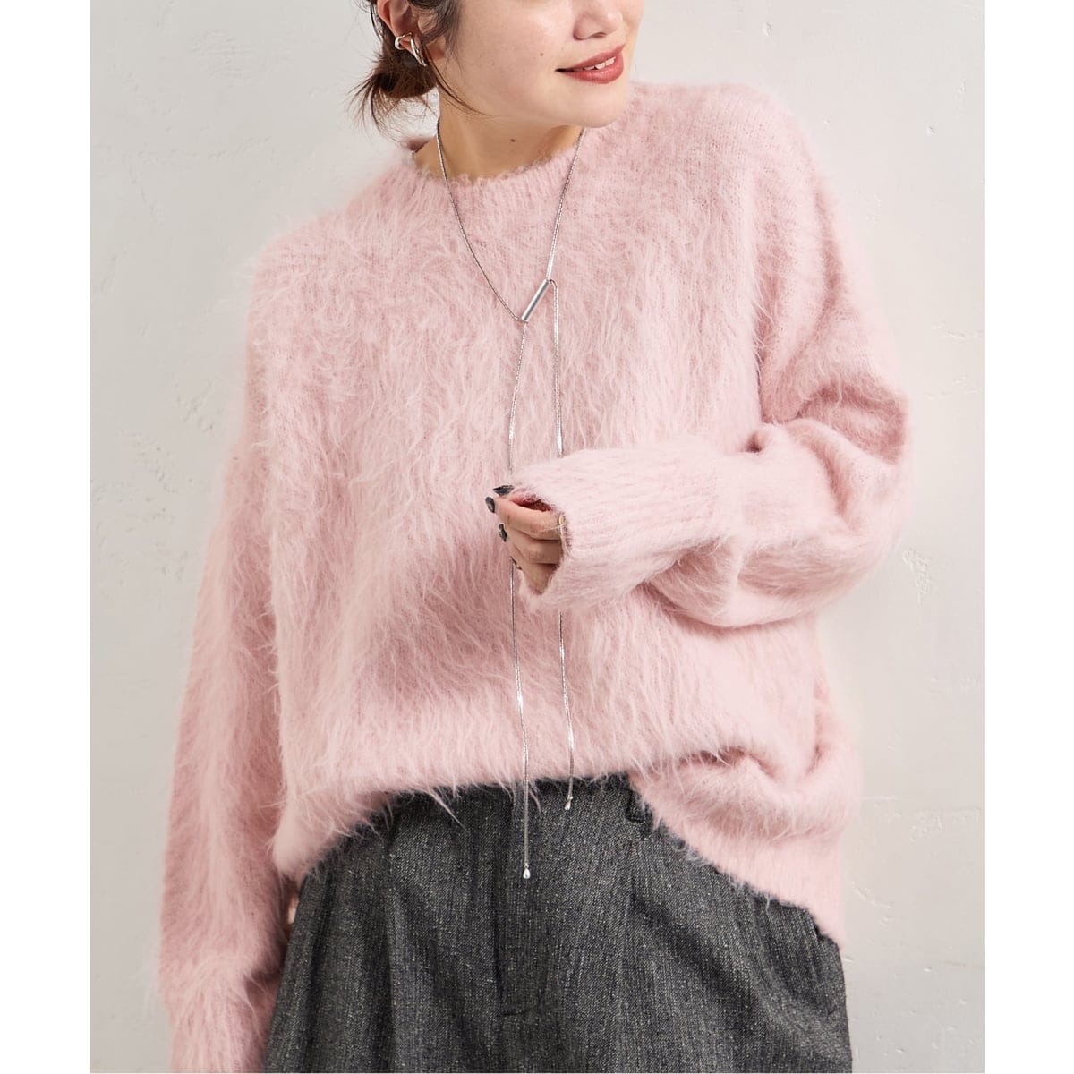 WEB限定追加》シャギークルーネックプルオーバー | ジャーナル