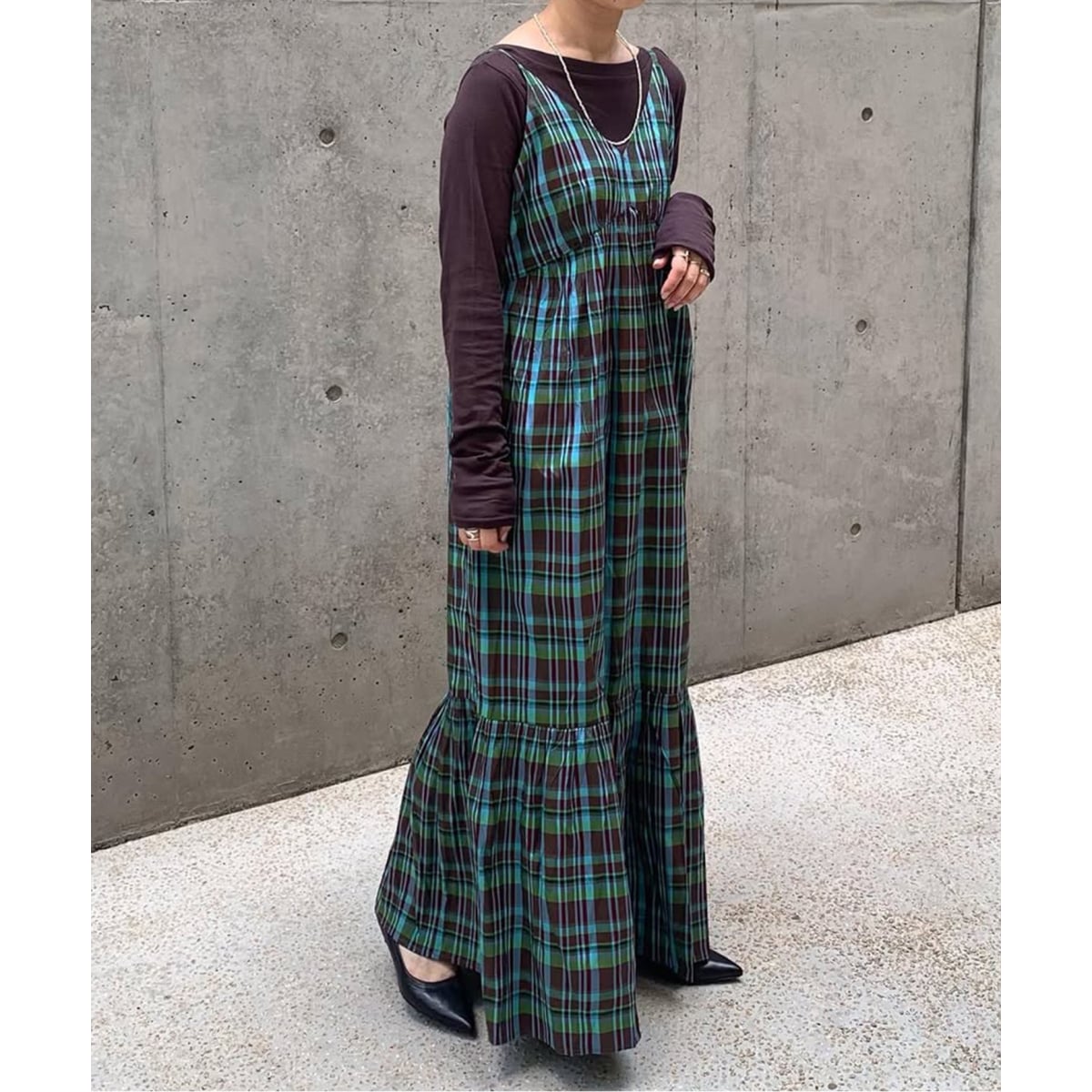 マーレット MARTEL PLEATED CHAMBRAYワンピースXS マーレット MARTEL PLEATED CHAMBRAYワンピースXS