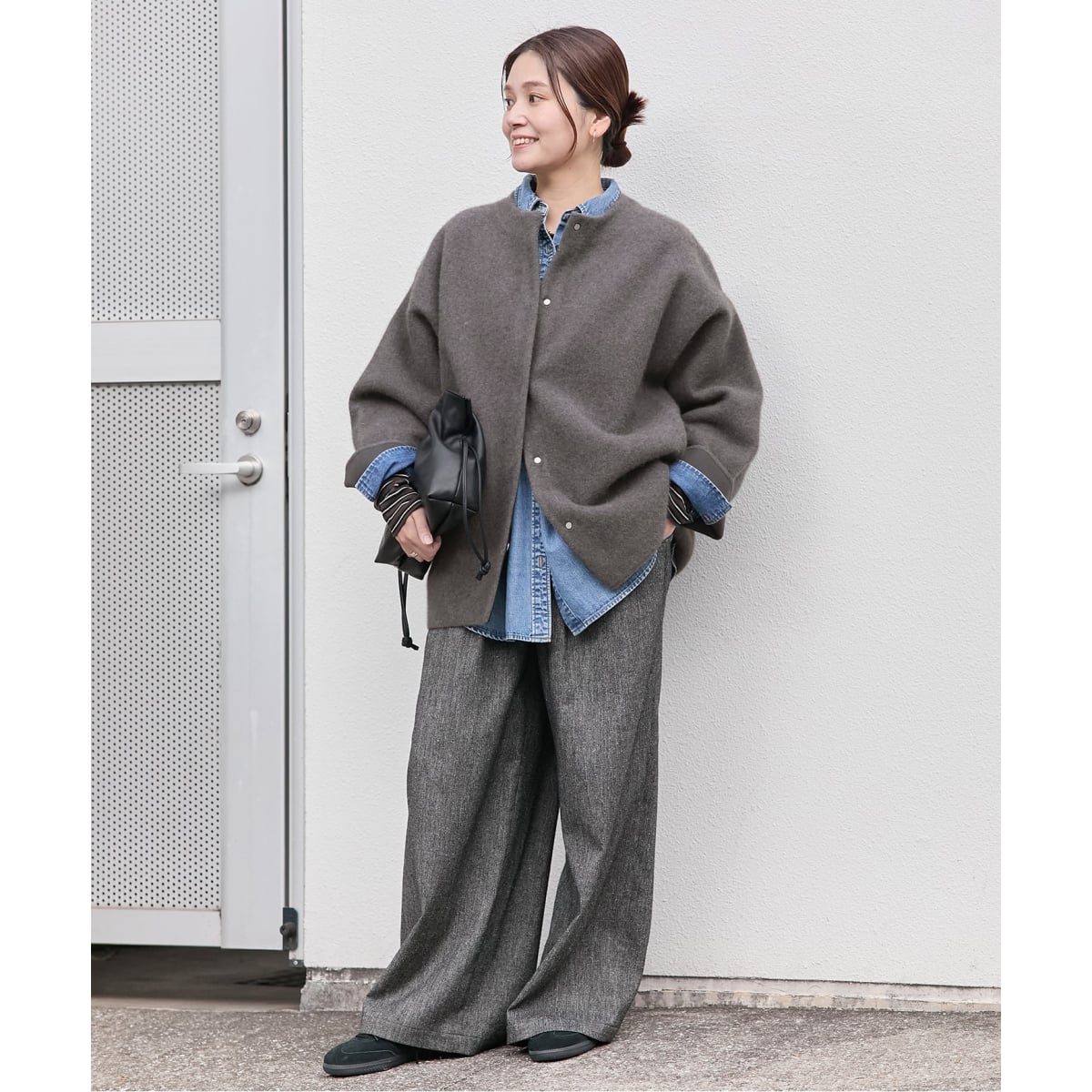 ダブルフェイスコクーンニットジャケット | ジャーナルスタンダード