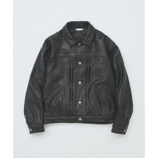 ニュージーランド  ラムレザー トラッカージャケット