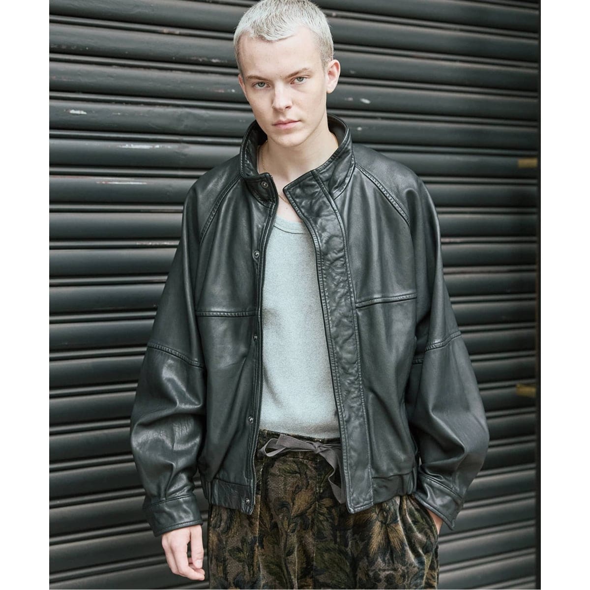 希少Schott × nano-universe 別注　ライダース　完売品 ナノ・ユニバースとアメリカを代表するレザーブランド「Schott
