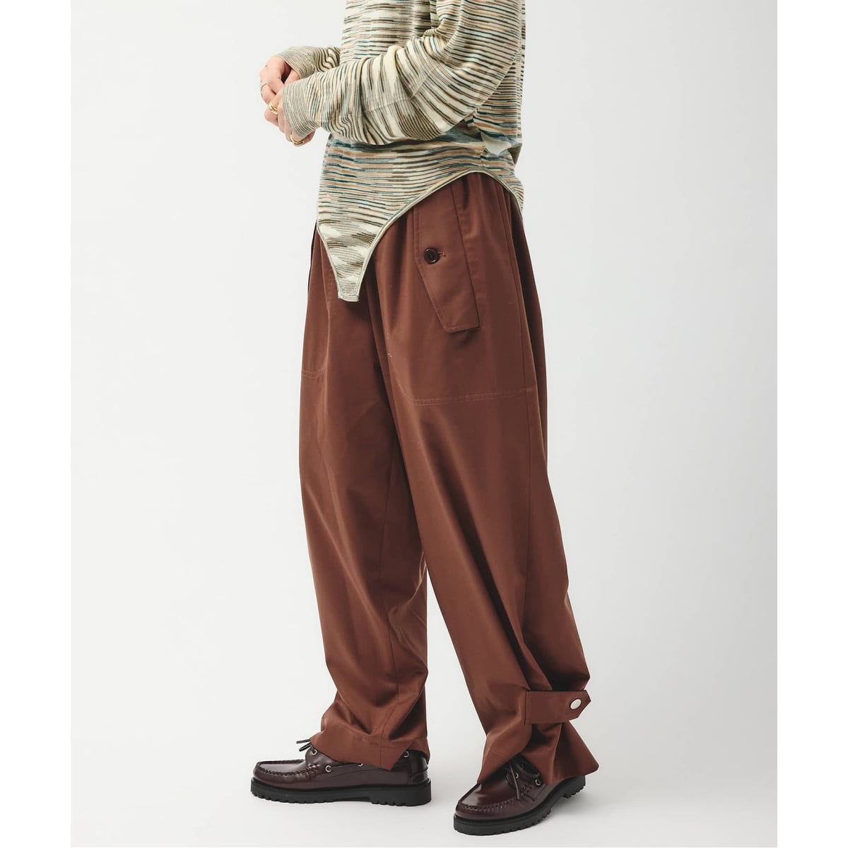 COUTURE D'ADAM クチュールドアダム ベロア パンツ イエナ IENA パンツ COUTURE D'ADAM/クチュールドアダム Glitter PT