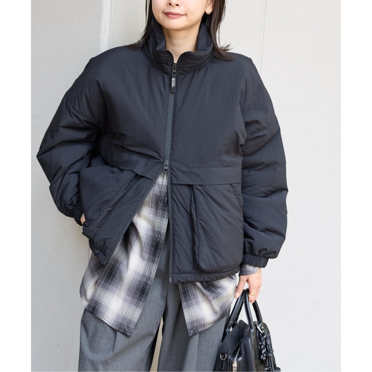 美品！ジャーナルスタンダード　イレギュラーキルティングミドルブルゾン JOURNAL STANDARD イレギュラーキルティングミドルブルゾン