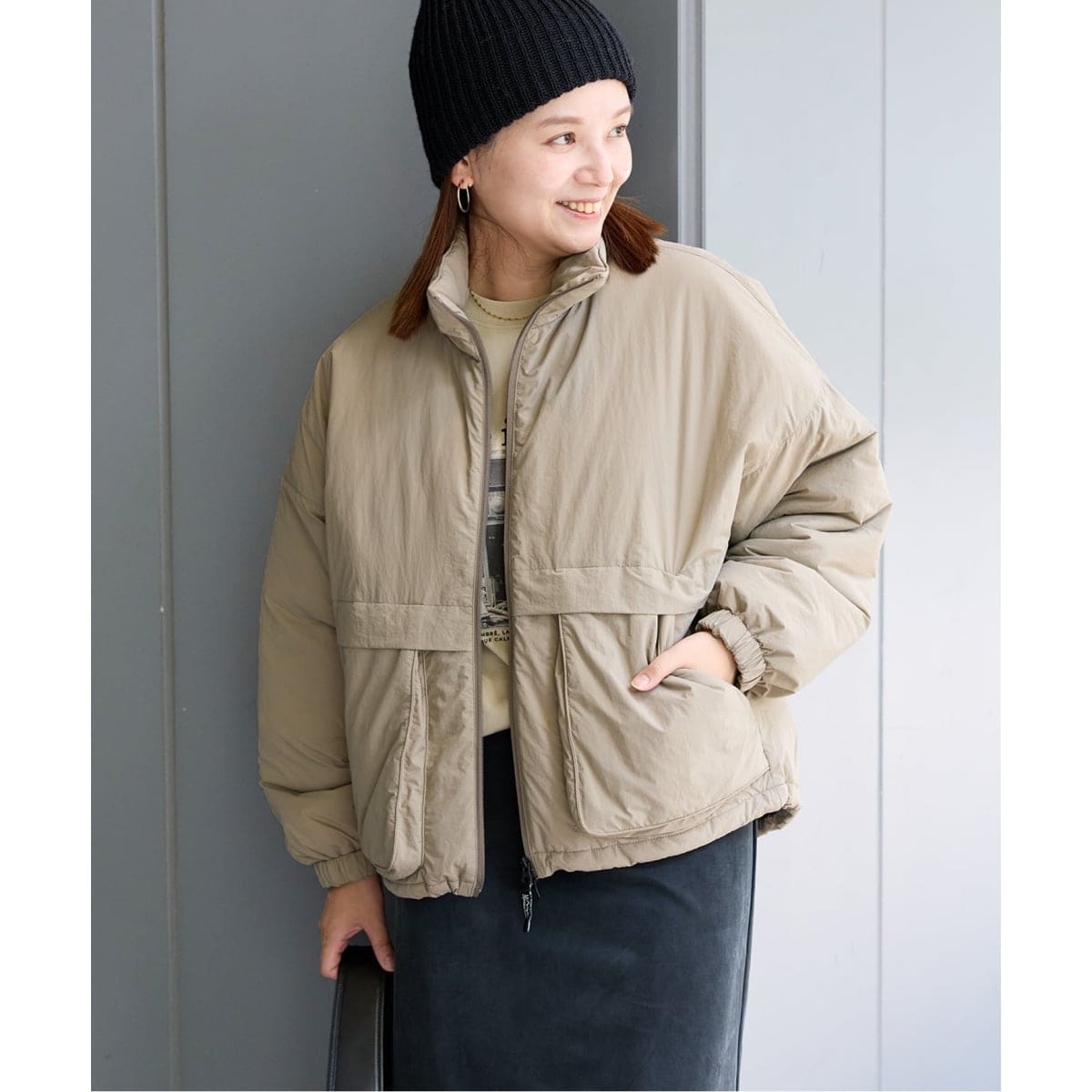 JOURNAL STANDARD レザージュ　NALYスタンドショートコート NALYAスタンドショートコート（その他ブルゾン／アウター