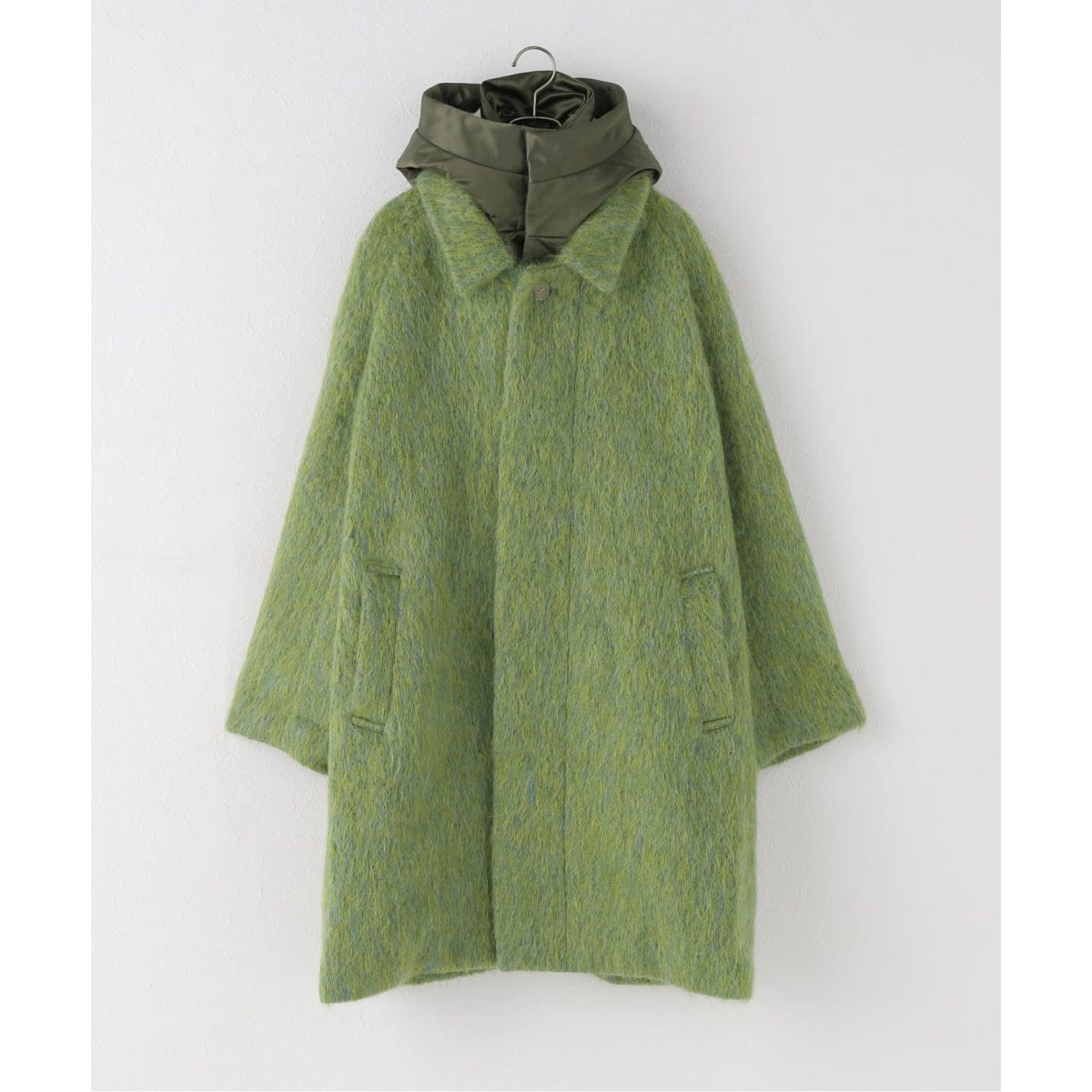 ウールアンゴラバルカラーミドルコート | ジャーナル