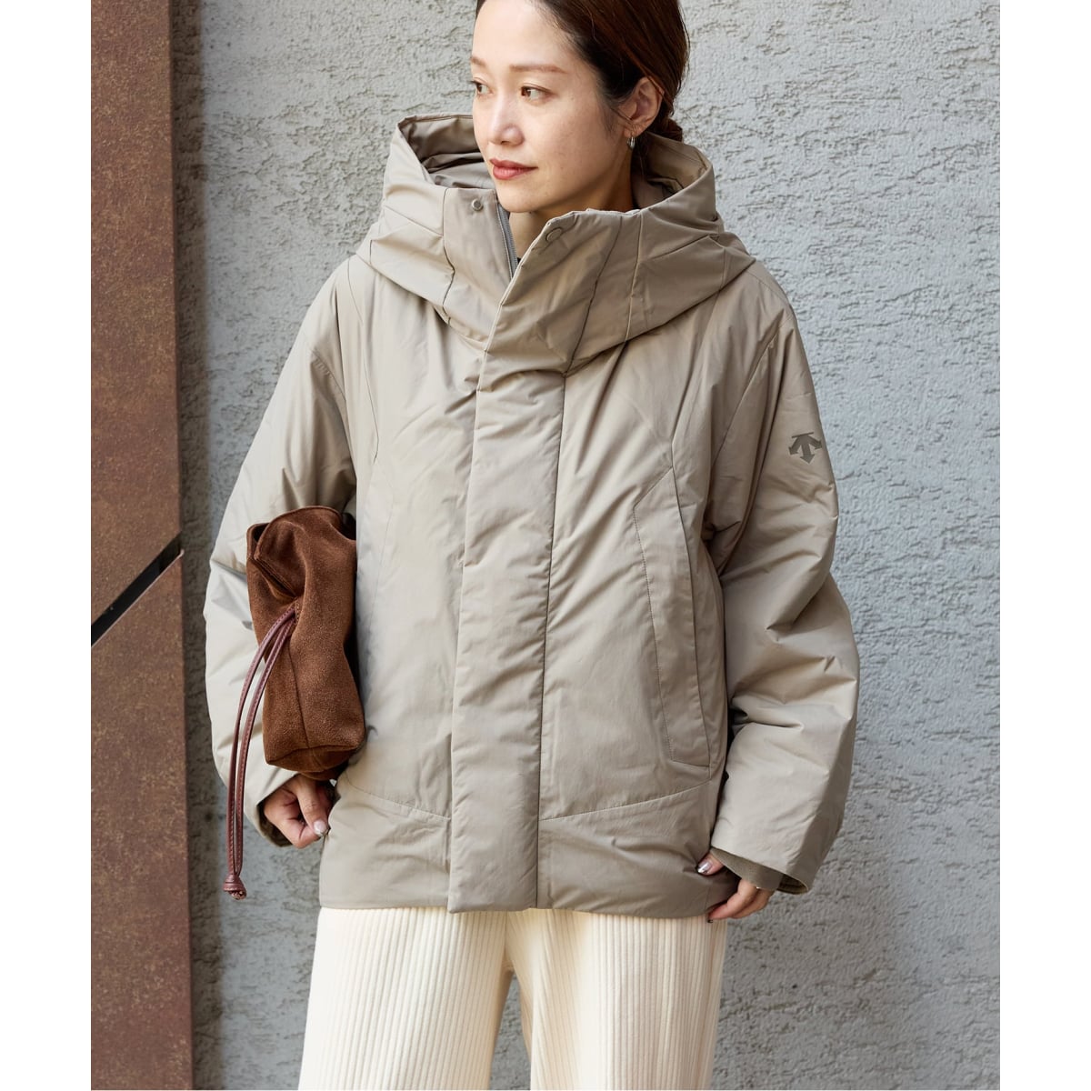 ピュアラムウールリバーミリタリースタンドカラーコート 雑誌掲載】ピュアラムウールリバーミリタリースタンドカラー