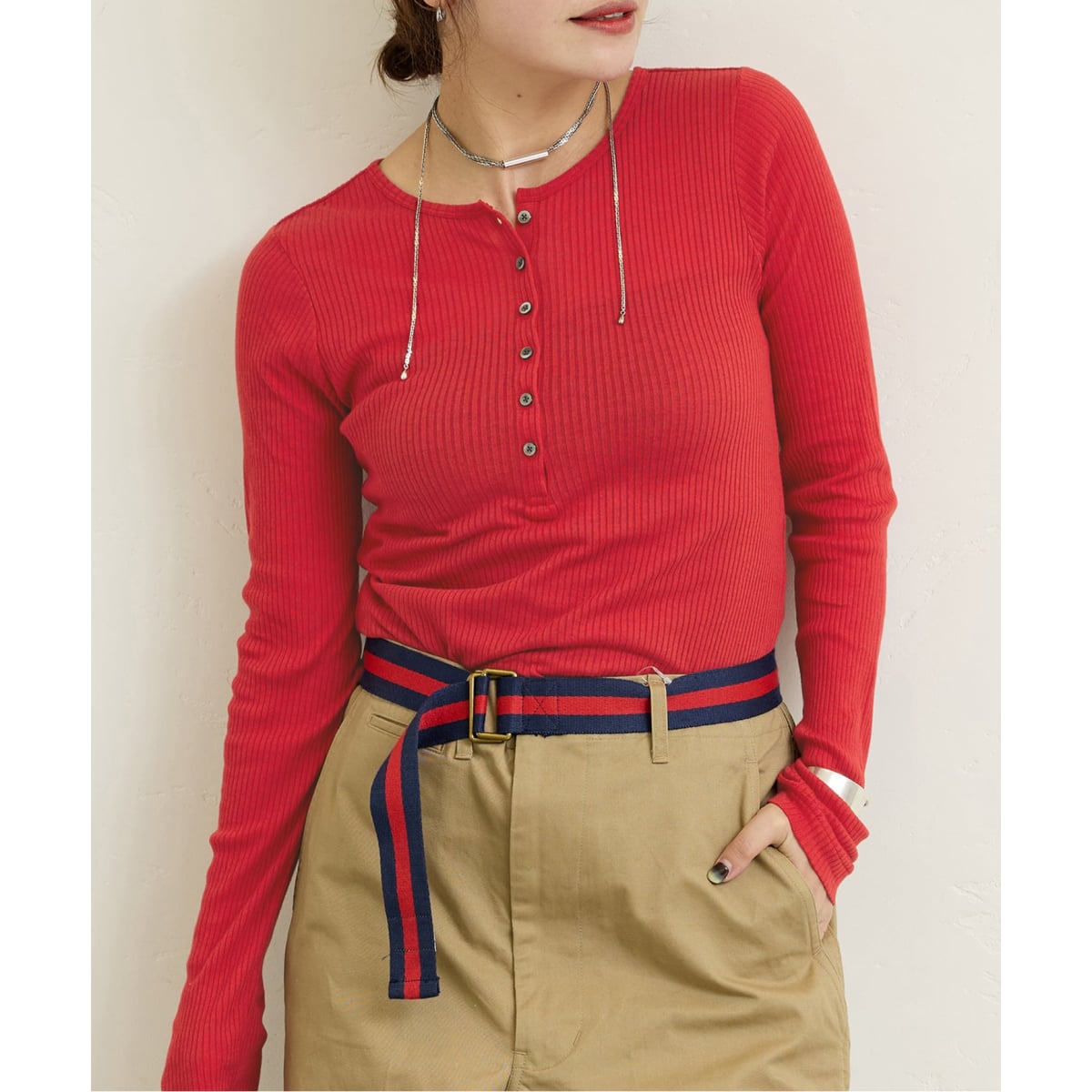 追加》シアーテレコヘンリーネックプルオーバー | ジャーナル