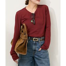 《追加6》クルーネックシアーロングTシャツ