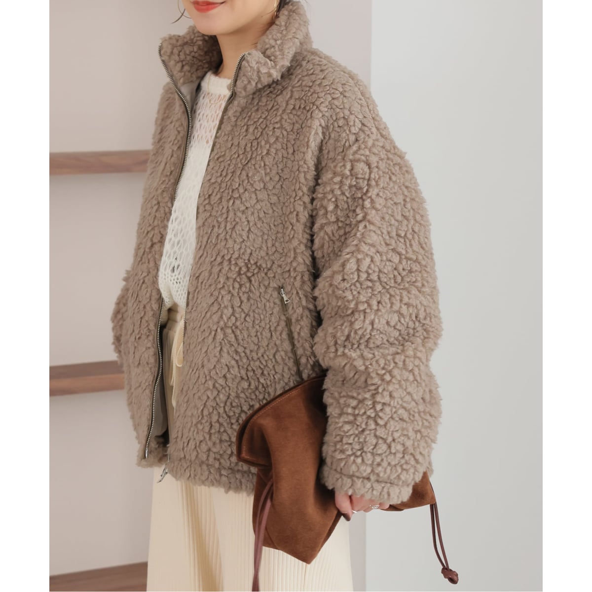 JOURNALSTANDARD コットンギャバポンチョコート ベージュ JOURNALSTANDARD コットンギャバポンチョコート ベージュ