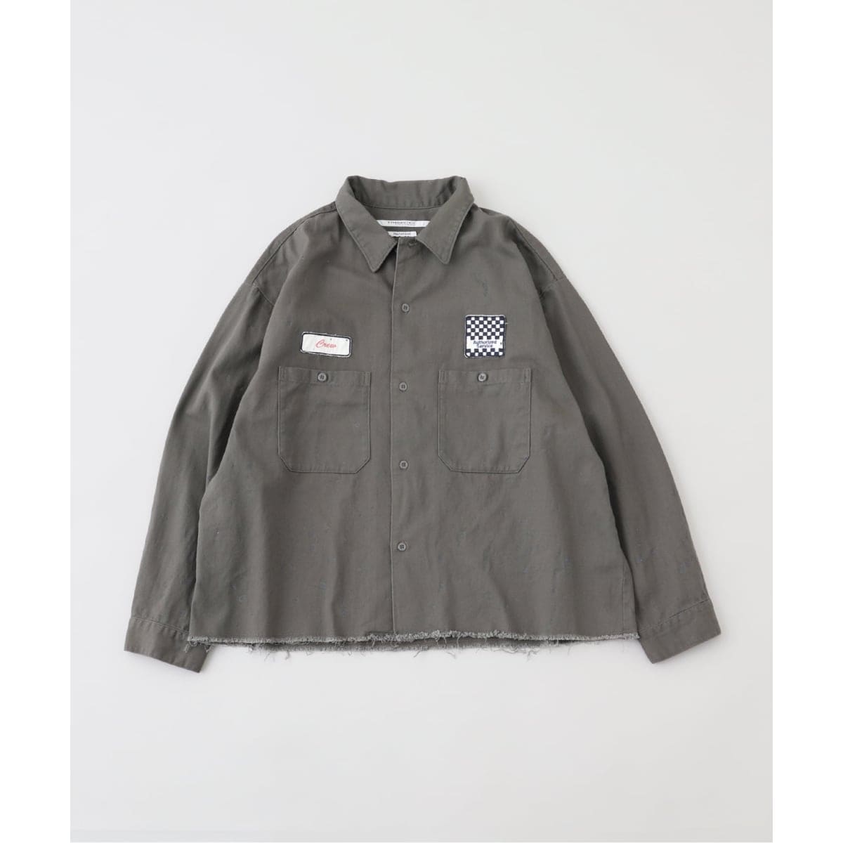 JOURNAL STANDARD ラムレザー ワークシャツ JOURNAL STANDARD シャツ ラムレザー ワークシャツ メンズ