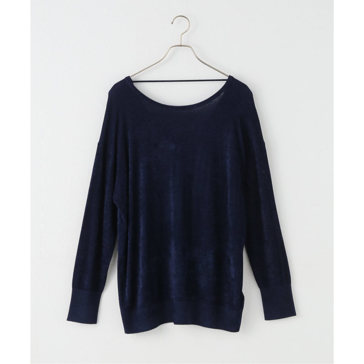 FILMY COTTON 襟付きプルオーバー　IENA FILMY COTTON 襟付きプルオーバー（ニット／セーター）｜IENA