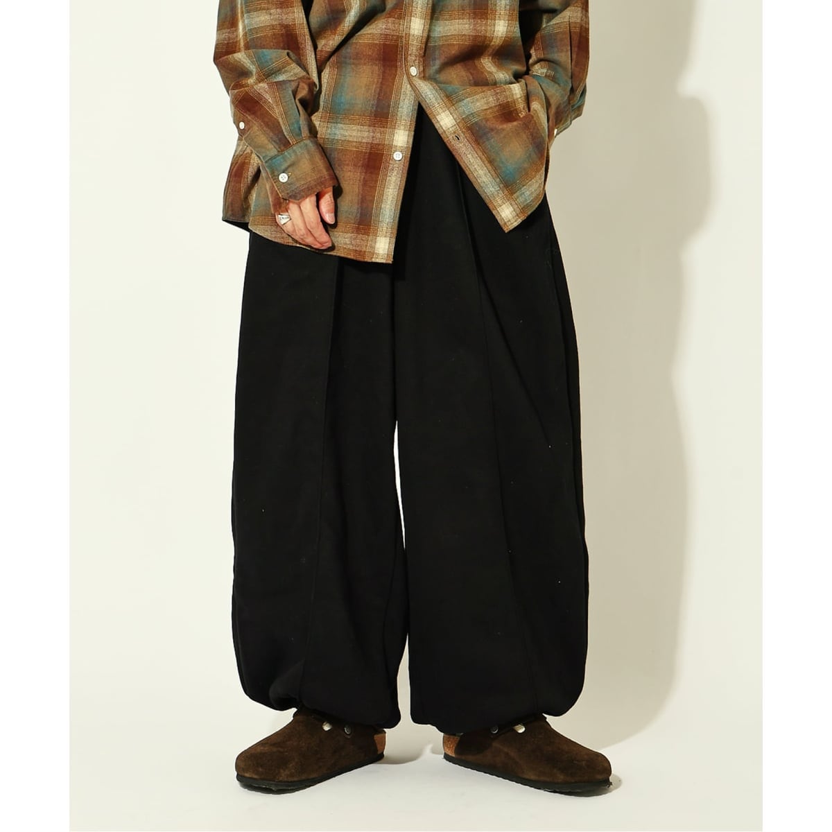 【JOURNAL STANDARD】綿麻ベルテッド キャノンベイカーパンツ 綿麻ベルテッド キャノンベイカーパンツ | ジャーナル