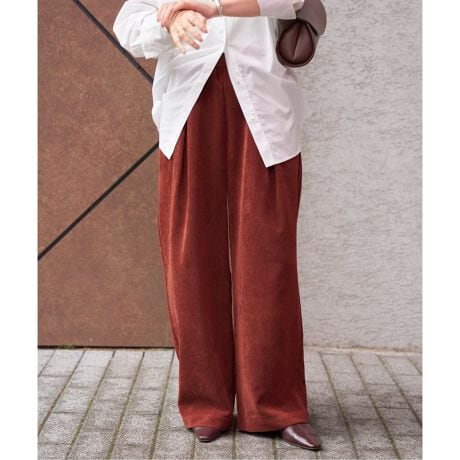 ジャーナルスタンダード　コーデュロイワイドパンツ