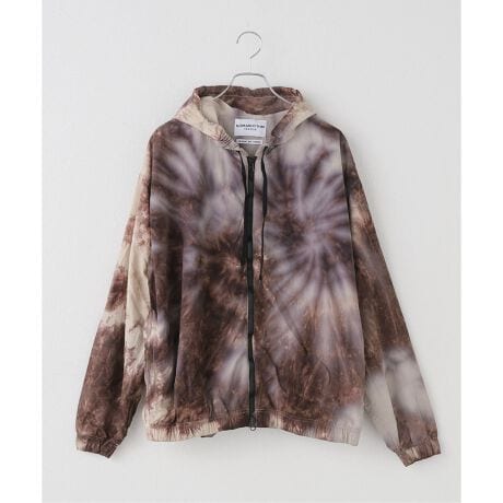 NOMARHYTHM TEXTILE】Tie Dye Nylon Zip Parka | ジャーナル 