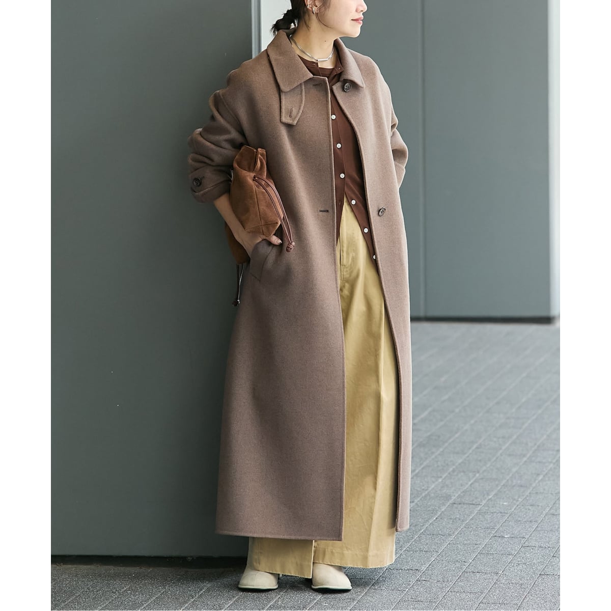 JOURNAL STANDARD ドライクロスミドルバルカラーコート ドライクロスミドルバルカラーコート（ステンカラーコート