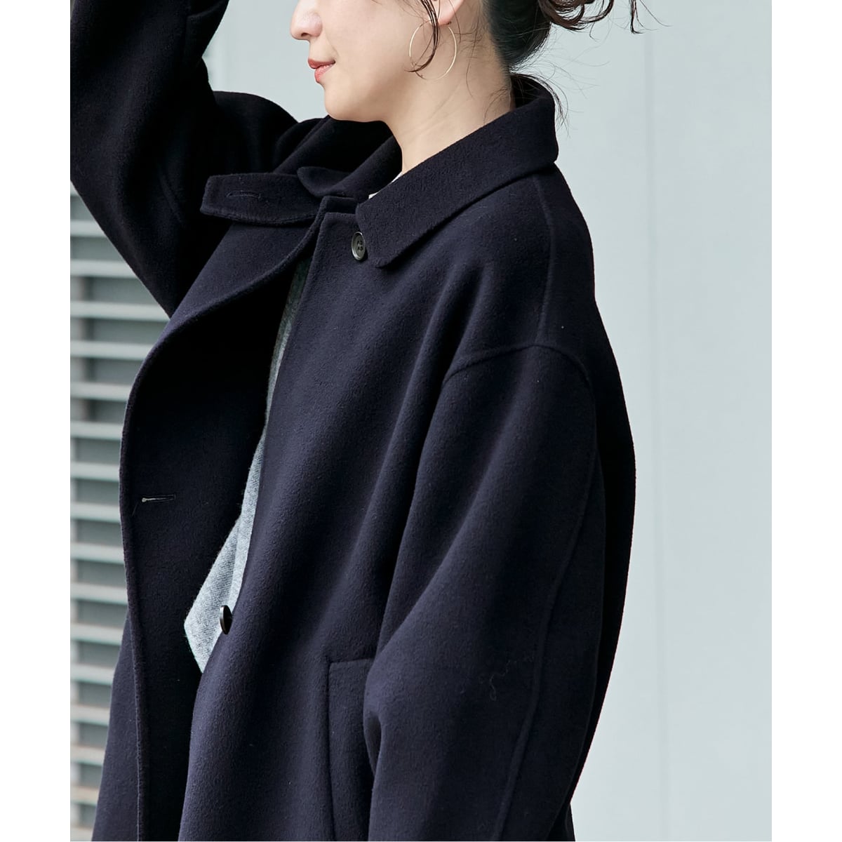 スーパー160ダブルフェイスステンカラーコート | イエナ(IENA